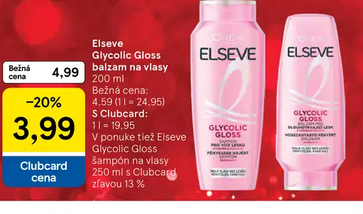 Elseve Glycolic Gloss balzam na vlasy