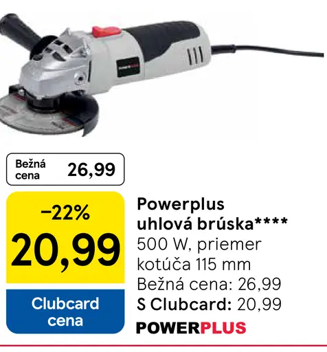 Powerplus uhlová brúška