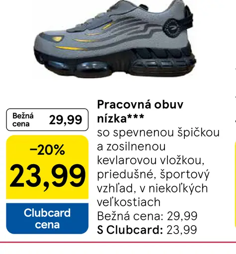 Pracovná obuv nízka