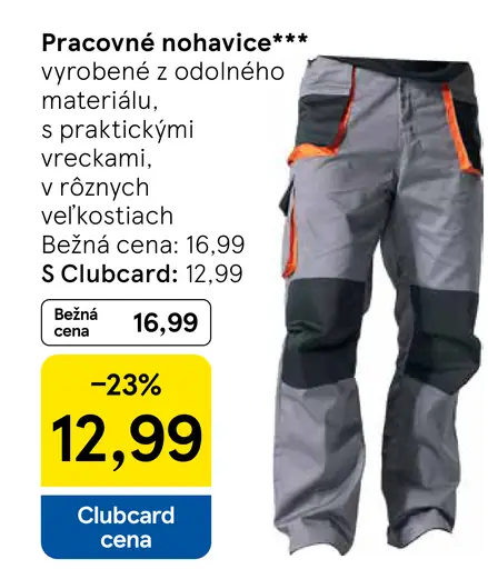 Pracovné nohavice