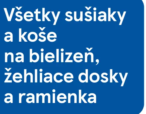 Tesco plastové ramienka
