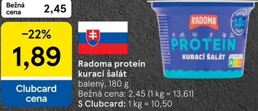 Radoma Proteín kurací šalát