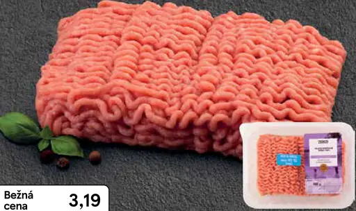 Tesco mleté morčacie mäso