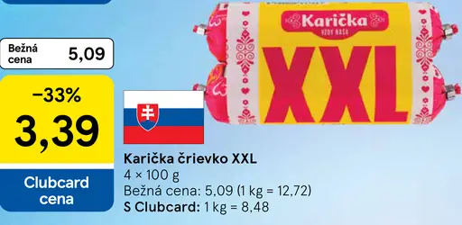 Karička črievko XXL