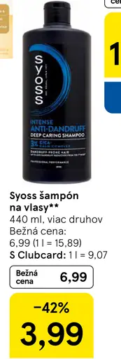 Syoss šampón na vlasy