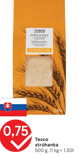 Tesco strúhanka
