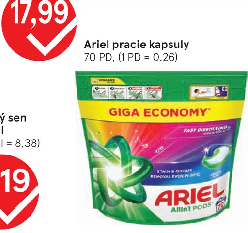 Ariel pracie kapsuly