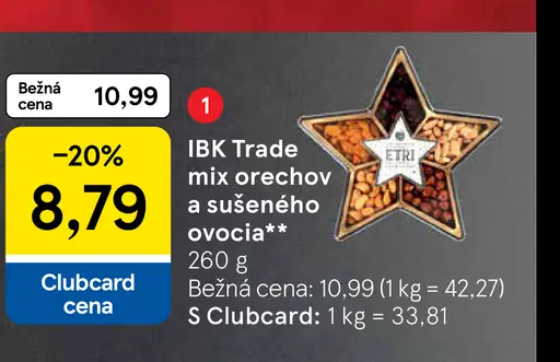 IBK Trade mix orechov a sušeného ovocia