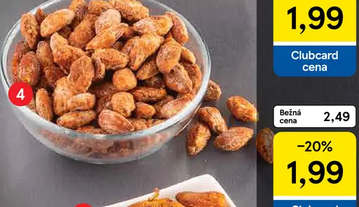 Tesco mandle v mede so škoricou