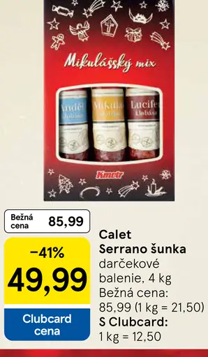 Calet Serrano šunka