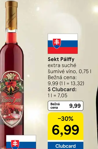 Sekt Pálffy extra suché