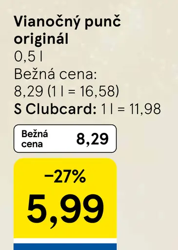 Vianočný punč originál