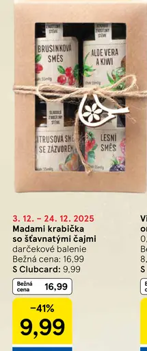 Madami krabička so šťavnatými čajmi