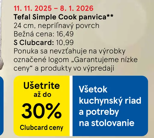Tefal Simple Cook panvica nepriľnavý povrch