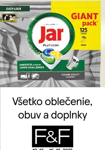 Jar Tablety do umývačky