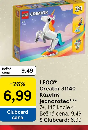 LEGO Creator 31140 Kúzelný jednorožec