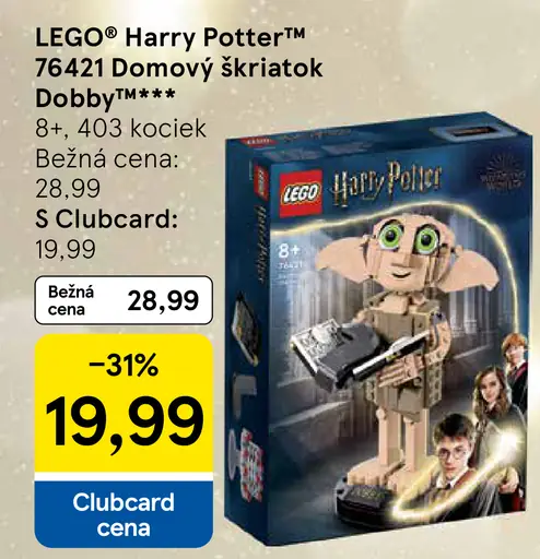 LEGO Harry Potter 76421 Domový škriatok Dobby