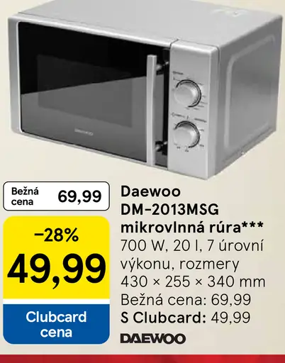 Daewoo DM-2013MSG mikrovlnná rúra