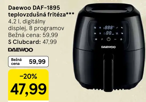 Daewoo DAF-1895 teplovzdušná fritéza