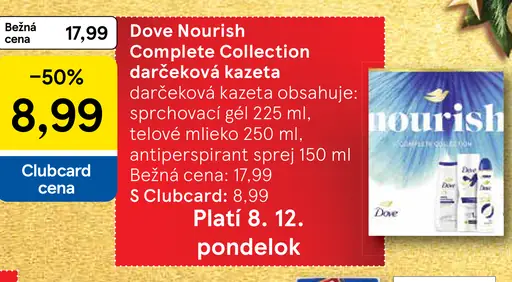 Dove Nourish Complete Collection darčeková kazeta