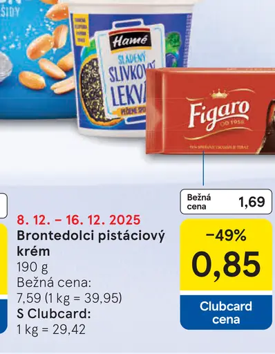 Brontedolci pistáciový krém