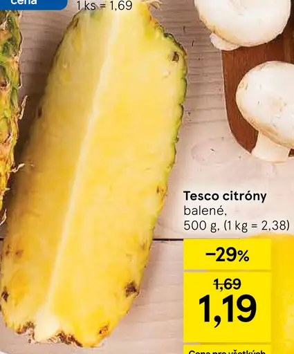 Tesco citróny