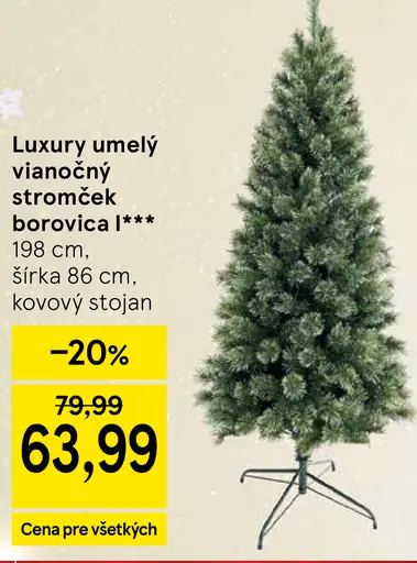 Luxury umelý vianočný stromček borovica