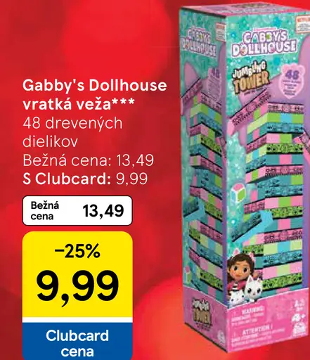 Gabby's Dollhouse vrtká veža