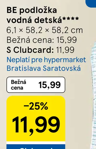 BE podložka vodná detská