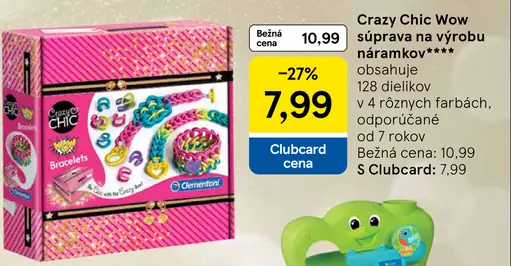 Crazy Chic Wow súprava na výrobu náramkov