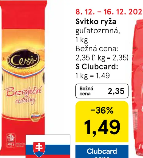 Svitko ryža guľatozrnná