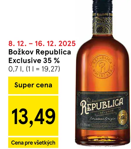 Božkov Republica Exclusive 35%