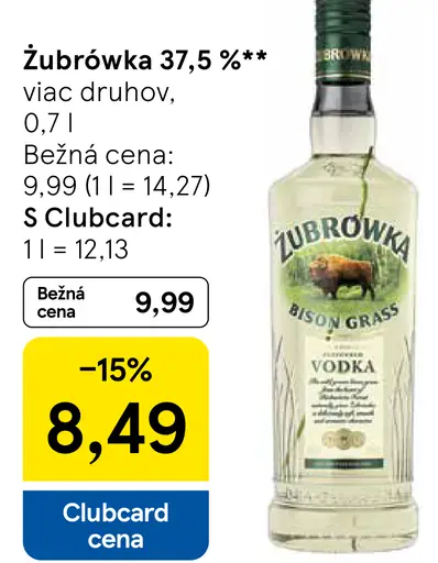 Żubrówka 37,5 %