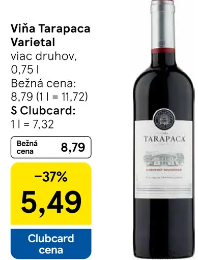 Viňa Tarapaca Varietal