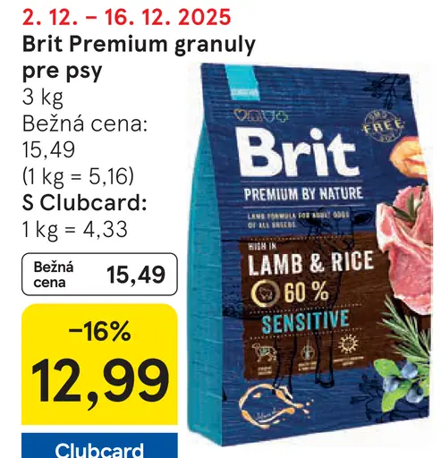 Brit Premium granuly pre psy