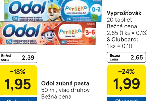 Odol zubná pasta