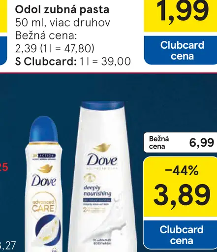 Dove deodorant sprej