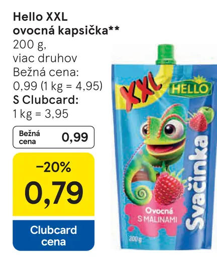 Hello ovocná kapsička