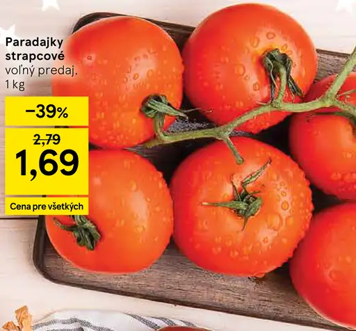 Paradajky strapcové