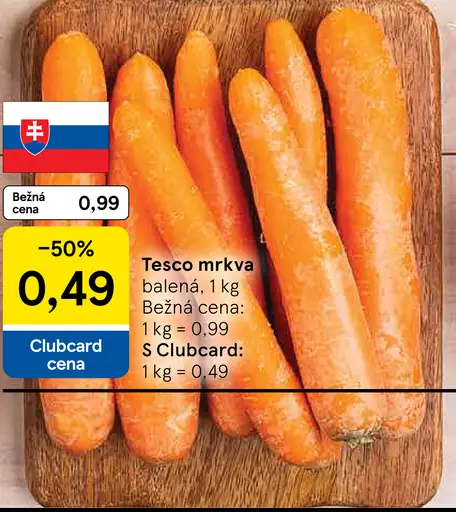 Tesco mrkva