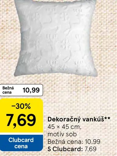 Dekoračný vankúš** motiv sob