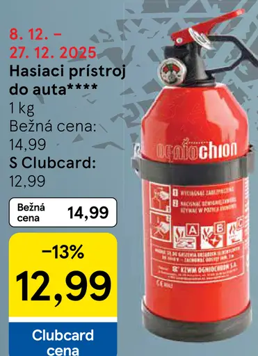 Hasiaci prístroj do auta***