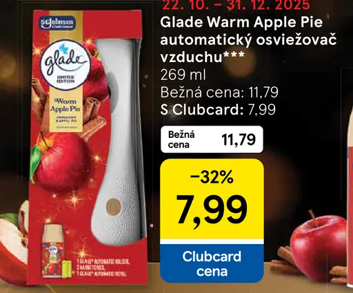 Glade Warm Apple Pie osviežovač vzduchu