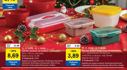 Curver Podnos na koláče s poklopom