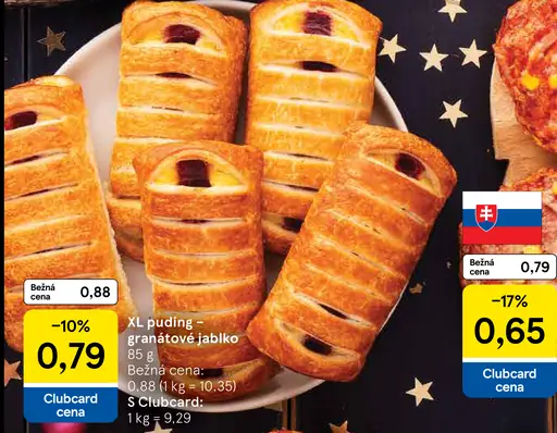 Tesco XL puding granátové jablko