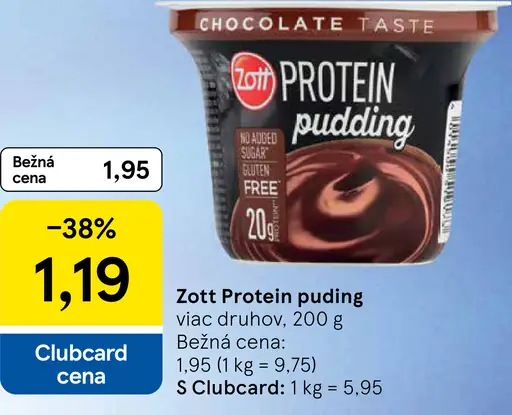 Zott Protein pudding