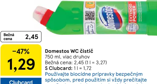 Domestos WC čistič