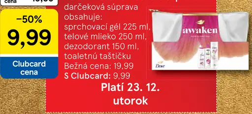 Dove Awaken darčeková sada