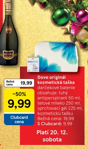 Dove originál kozmetická taštička darčekové balenie