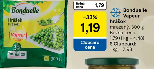 Bonduelle Vapeur Hrášok